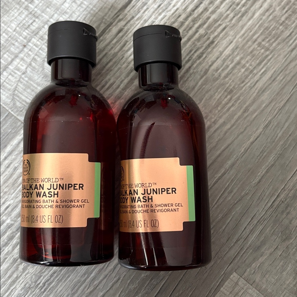 The Body Shop Spa of the World Balkan Juniper body wash ONE BOTTLE